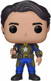 Vault Dweller Male #371 Fallout Funko Pop out of box holding Nuka-Cola bottle