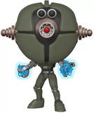 Assaultron #386 Fallout Funko Pop Glow-in-the-Dark figure out of box with blue energy effect