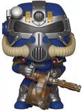 T-51 Power Armor #479 Fallout 76 Funko Pop figure out of box with patriotic armor and gatling gun