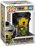 fallout 76 excavator armor funko pop #482 in box