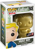 Vault Boy #53 Fallout Funko Pop Gold GameStop Exclusive in box