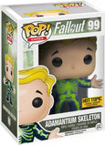 Vault Boy Adamantium Skeleton #99 Fallout Pop! Hot Topic Exclusive in box