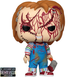 Chucky #1694 Bride of Chucky Funko Pop Bloody EE Exclusive out of box