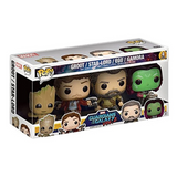 Groot Star-Lord Ego Gamora Guardians of the Galaxy Vol 2 Funko Pop 4 Pack