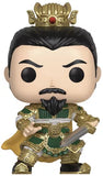 Liu Bei #202 Funko Pop Asia vinyl figure out of box in detailed green and gold armor.