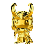 Loki #376 Marvel Studios The First Ten Years Gold Chrome Funko Pop figure out of box
