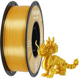 KINGROON PLA SILK filament spool with 3D printed example