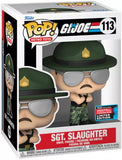 Sgt Slaughter #113 GI Joe Funko Pop! Fall Convention Exclusive in display box