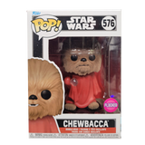 Chewbacca Life Day #576 Star Wars flocked Funko Pop in box