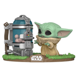 The Child #407 Star Wars Funko Pop with egg canister out of box