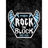 Dracula Hero Universal Monsters ThrillJoy Pix! Rock the Block logi