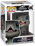 Blue #586 Jurassic World Fallen Kingdom Funko Pop! vinyl figure in display box