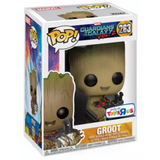 Groot w/ Bomb #263 Guardians Funko Pop! in display box