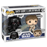 Darth Vader and Luke Skywalker Star Wars Funko Pop! 2 Pack in display box
