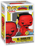 El Diablito #03 Lotería Funko Pop! Glow-in-the-Dark PX Exclusive in display box