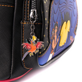 Loungefly Jafar Aladdin mini backpack Disney villains cosplay design Cave of Wonders charm