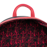 Loungefly Jafar Aladdin mini backpack Disney villains cosplay design Cave of Wonders inside liner
