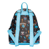 Loungefly Lightyear Star Command Buzz Lightyear Print Mini-Backpack EE Exclusive back view