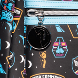 Loungefly Buzz Lightyear Star Command mini backpack Pixar EE exclusive charm