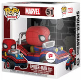 Spider-Man with Spider-Mobile #51 Marvel Funko Pop Rides WalGreens Exclusive figure in box