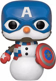 Cap Snowman #532 Marvel Holiday Funko Pop Captain America snowman vinyl figure out of box