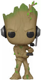 Groot #540 Funko Pop Marvel Gamer Chase GameStop Exclusive vinyl figure out of box