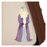 Back graphic detail on Loungefly Harry Potter Spring Flap Pocket Mini-Backpack