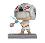 Luke Skywalker #765 Funko Pop holding lightsaber and remote droid