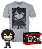 Shota Aizawa #375 My Hero Academia Funko Pop! & Tee Bundle packaging