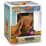 Kurama #73 Naruto Funko Pop Flocked Hot Topic Exclusive in box only