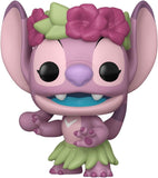Luau Angel #1568 Funko Pop out of box from Lilo & Stitch wearing flower crown and grass skirt