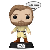 Obi-Wan Kenobi #781 Funko Pop out of box from Star Wars holding lightsaber in battle stance