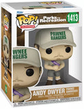 Andy Dwyer Pawnee Goddesses #1413 Parks and Recreation Funko Pop! in display box