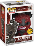 Krampus (Red) #14 Funko Pop! Holidays Chase in box packaging view