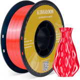 KINGROON PLA SILK filament spool with 3D printed example