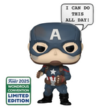 Captain America #1480 Marvel Infinity Saga Funko Pop 2025 Wondrous Convention Exclusive figure out of box