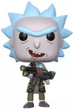 Weaponized Rick Chase Funko Pop #172 out of box holding blaster
