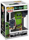 Pickle Rick with Laser #332 Funko Pop in box