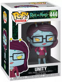 Unity #444 Rick and Morty Funko Pop in display box
