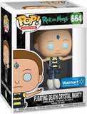 Floating Death Crystal Morty #664 Funko Pop in box