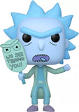 Hologram Rick Clone #665 Funko Pop glow-in-the-dark figure