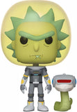 Space Suit Rick with Snake #689 Funko Pop! Animation out of box