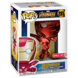 Iron Man #285 Marvel Avengers Infinity War Red Chrome Funko Pop! in original Target Exclusive window display box