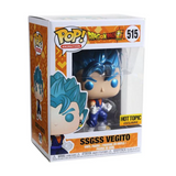 SSGSS Vegito #515 Dragon Ball Z Funko Pop Metallic Hot Topic Exclusive figure in box