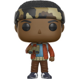 Lucas #425 Stranger Things Funko Pop! TV figure out of box holding binoculars and wearing backpack