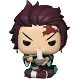 Tanjiro With Noodles #1304 Demon Slayer Funko Pop Animation out of box