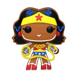 Gingerbread Wonder Woman #446 DC Super Heroes Holiday Funko Pop out of box