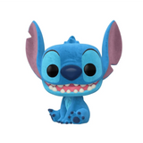 Stitch #1045 Flocked Lilo & Stitch Funko Pop out of box