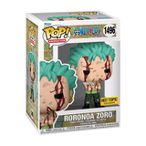 Roronoa Zoro #1496 One Piece Hot Topic Exclusive Funko Pop! in window display box