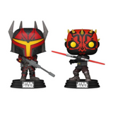 Darth Maul and Gar Saxon TargetCon Exclusive Glow in the Dark Funko Pop 2-Pack out of box